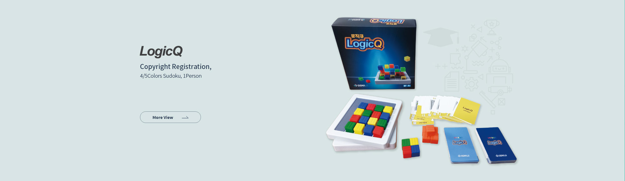 LogicQ
Copyright Registration,
4/5 Colores Sudoku, 1Person